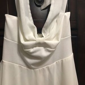 White cocktail dress